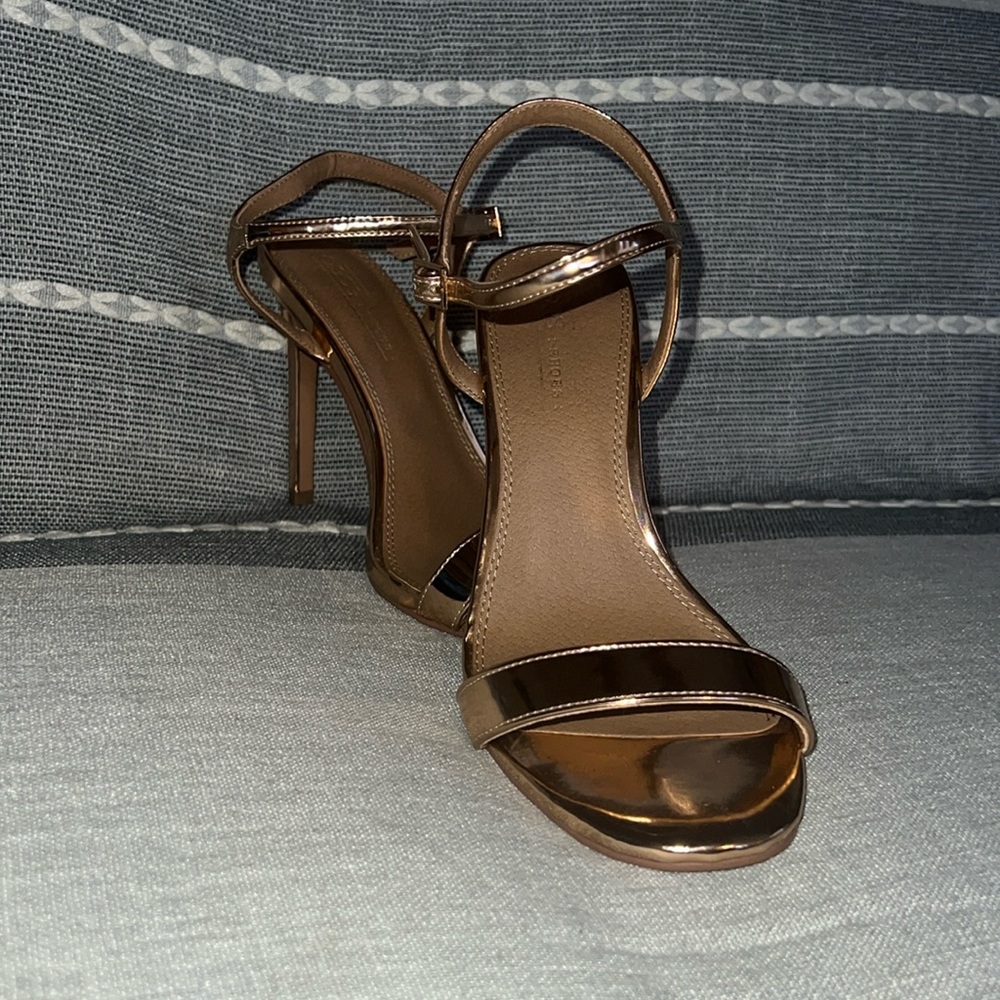 Rose gold heels